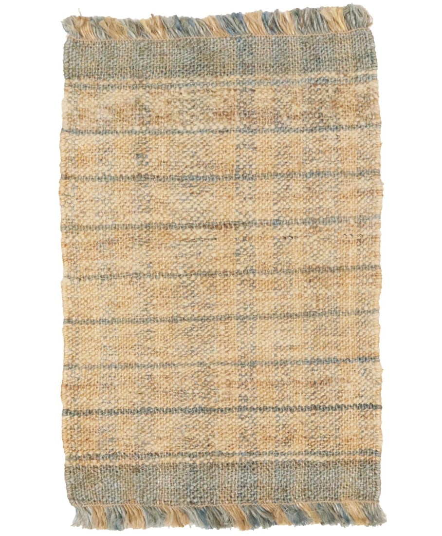 Flat-Weave Wool Jute 2X3 Sumak Modern Rug (1 of 10)
