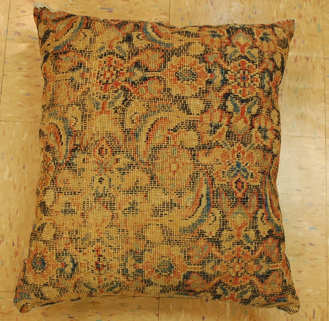 Hand-Made Pillow Cushion Rug 1'6" x 1' 8" - 4