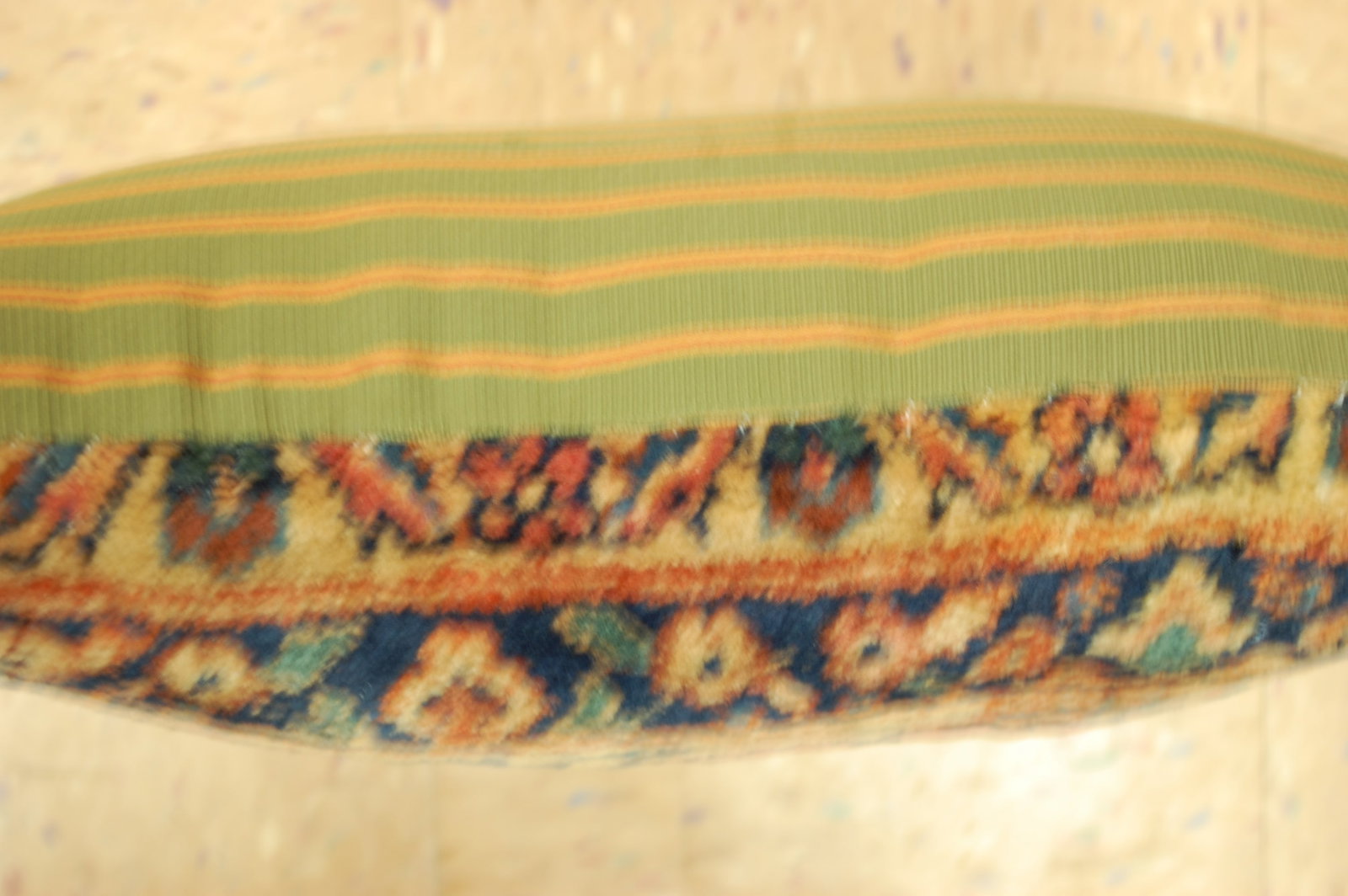Hand-Made antique rug Pillow Cushion Rug 1'2" x 1' 8" - 2