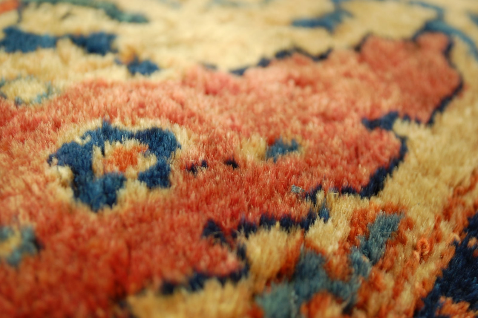 Hand-Made antique rug Pillow Cushion Rug 1'2" x 1' 8" - 5