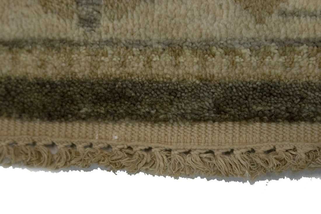 Warm Stone Floral 4X6 Oushak Chobi Oriental Rug - 8