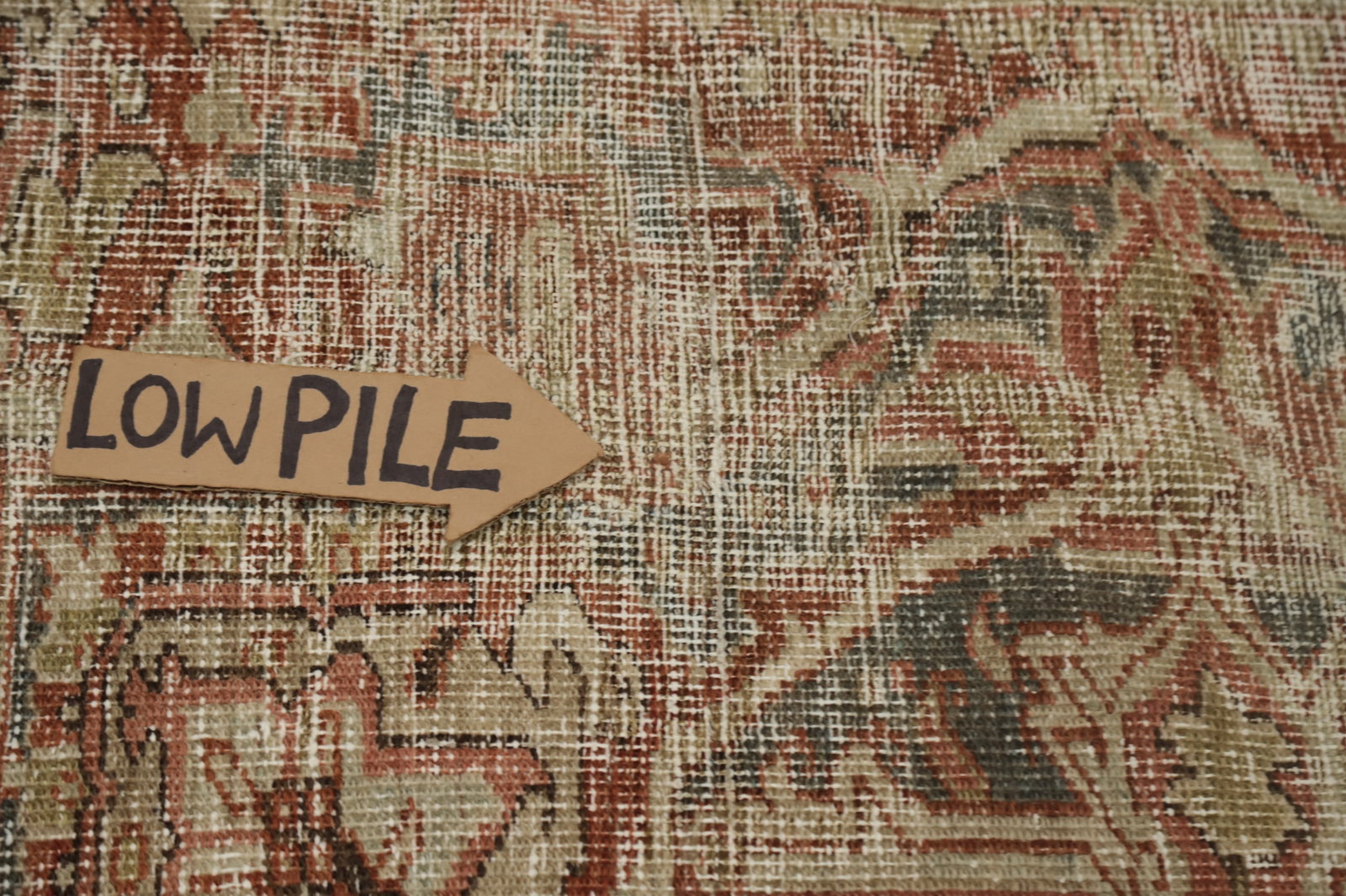 Pre-1900 Vegetable Dye Heriz Serapi Persian Area Rug 8x12 - 11