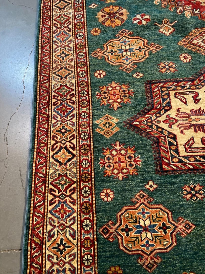 MAGNIFICENT SUPER KAZAK RUG 5' X6'.9" - 4