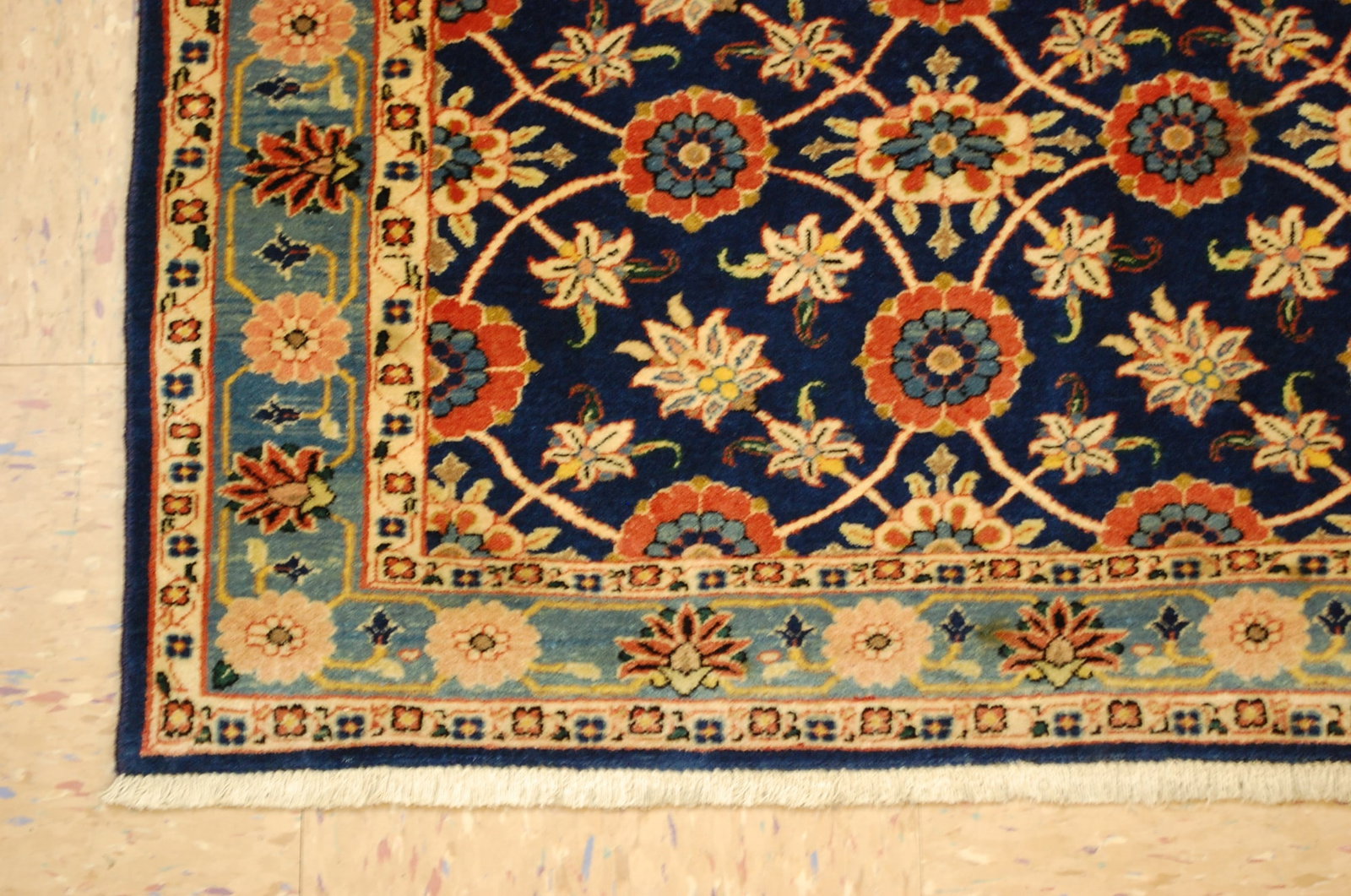 PERSIAN SARUK RUG 3' 6" x 4' 7" - 3