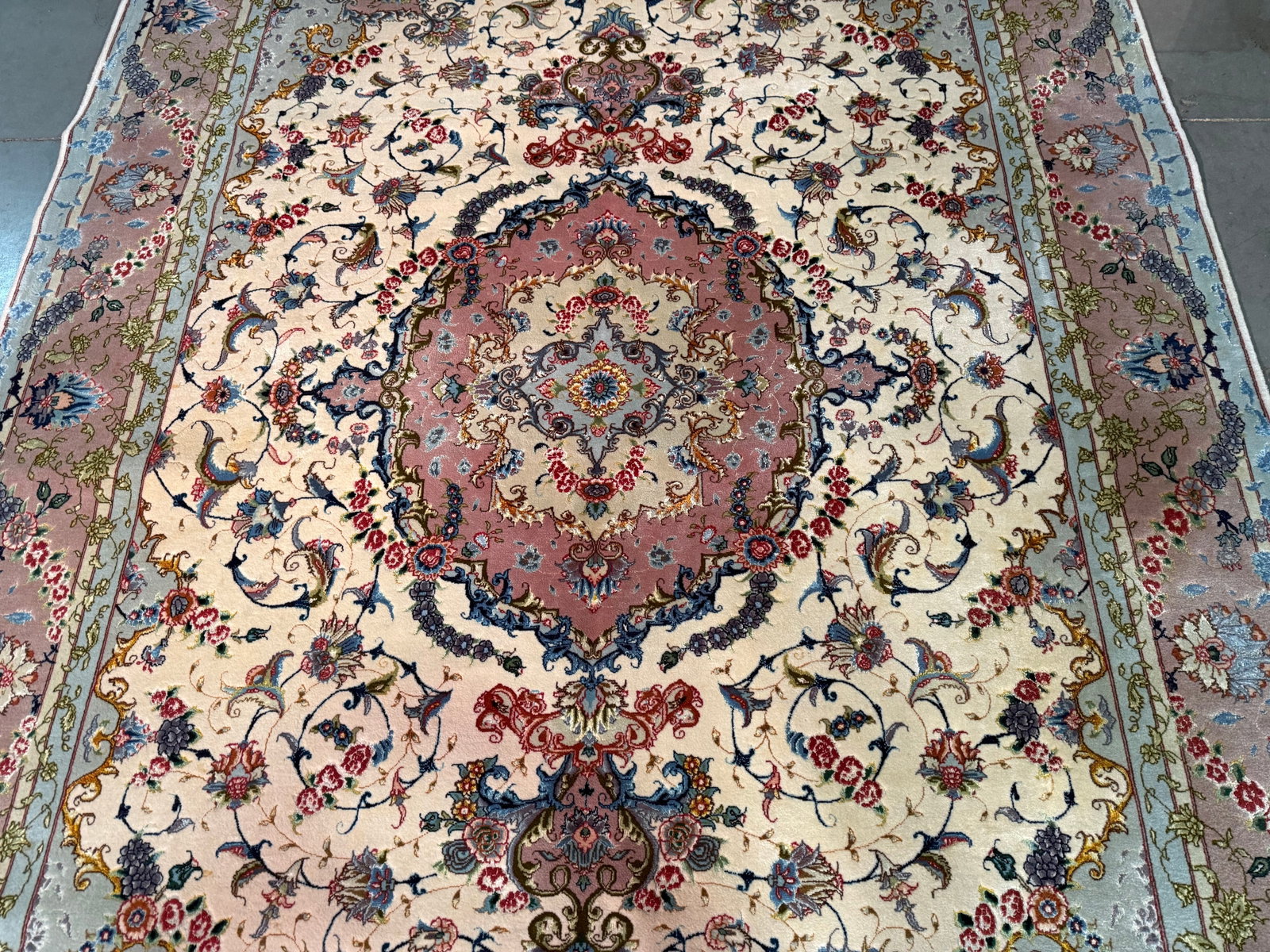 Auth Persian Masterpc Silk & Wool 6.8x10 - 6