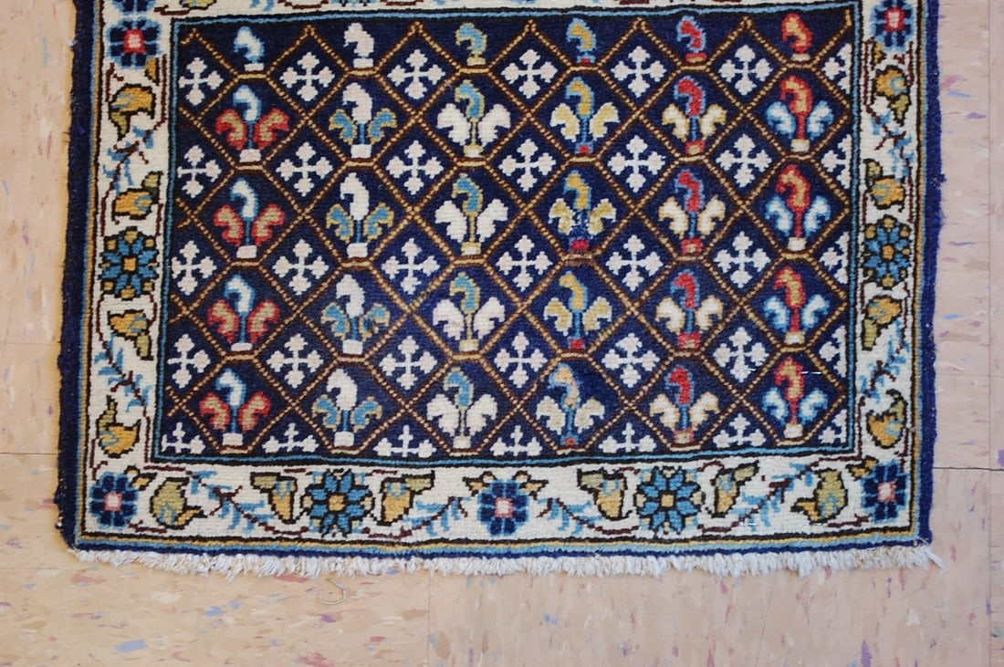 Persian SARUK RUG 1' 7" x 2' 8" - 2