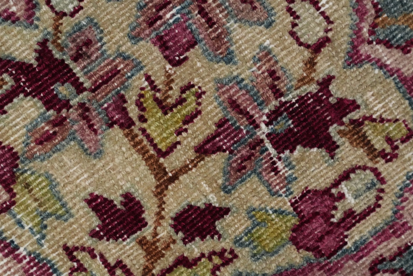 Pre-1900 Vegetable Dye Kerman Ravar Persian Area Rug 8x11 - 9