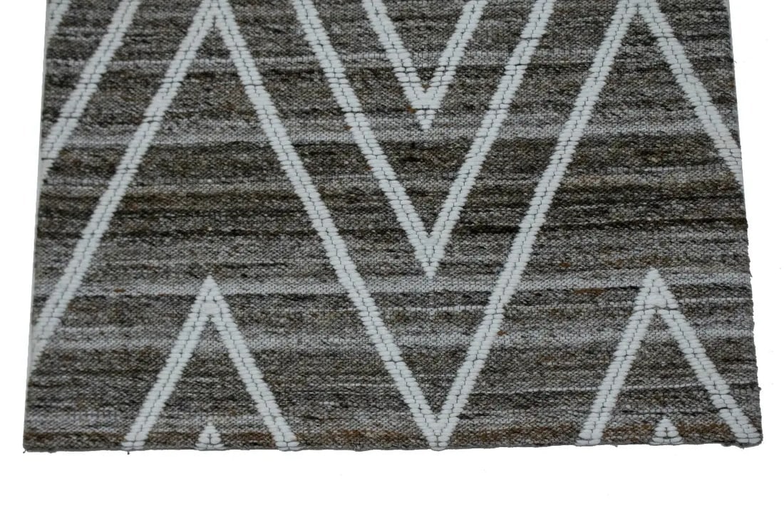 Multicolored Geometric 2X3 Hand-Tufted Modern Rug - 9