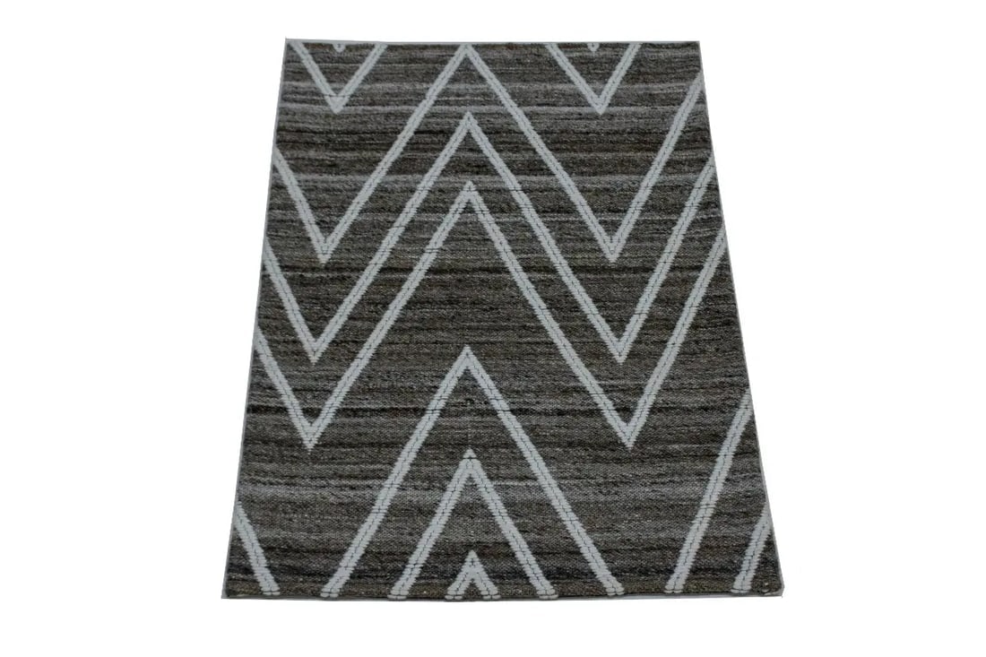 Multicolored Geometric 2X3 Hand-Tufted Modern Rug - 2