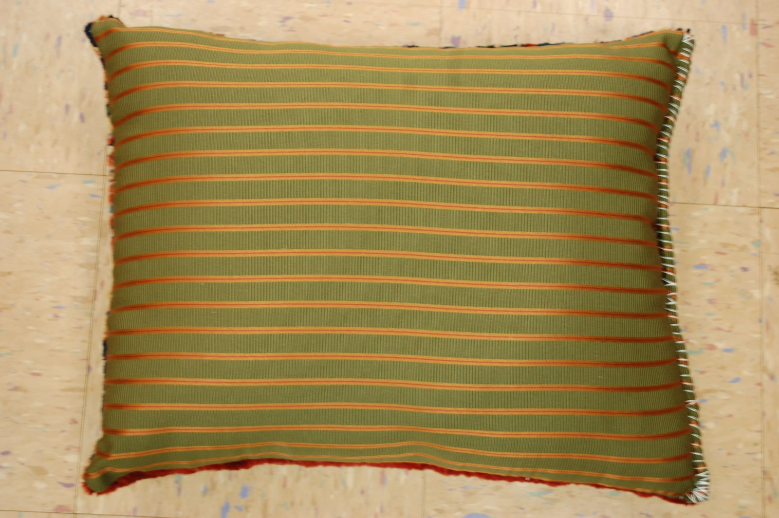 Hand-Made antique rug Pillow Cushion Rug 1'2" x 1' 8" - 3