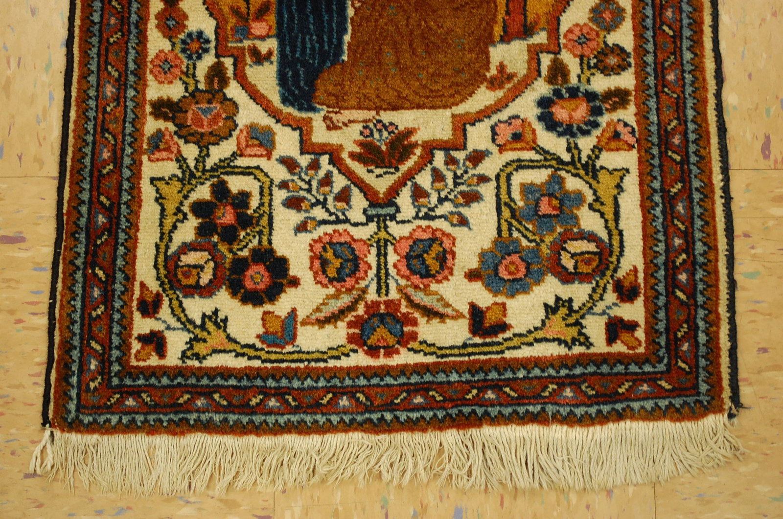 Persian Tabriz Rug 1'10"x2'6" - 2