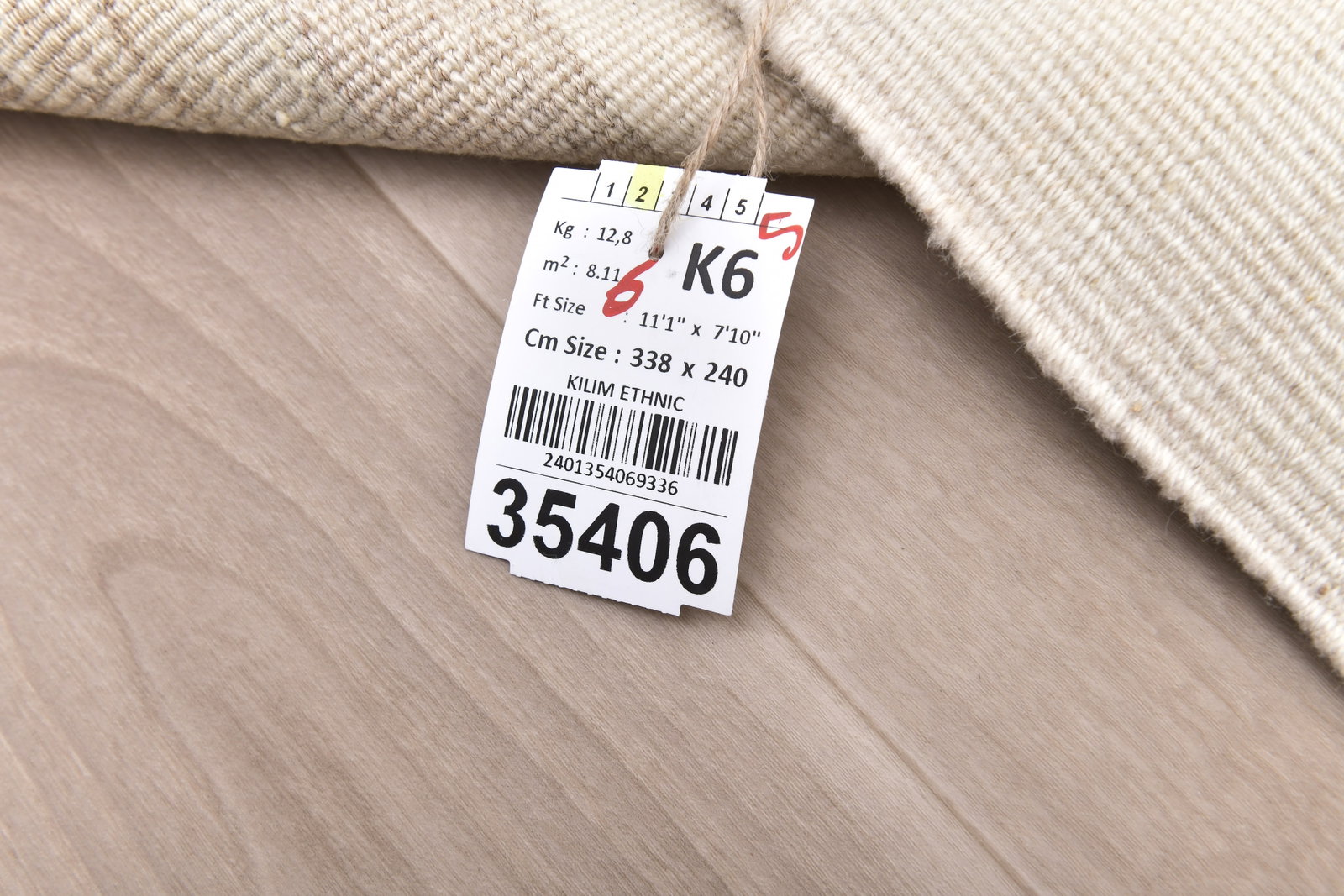7'10'' x 11'1'' Turkish Handmade Kilim Rug - 35406 - 14