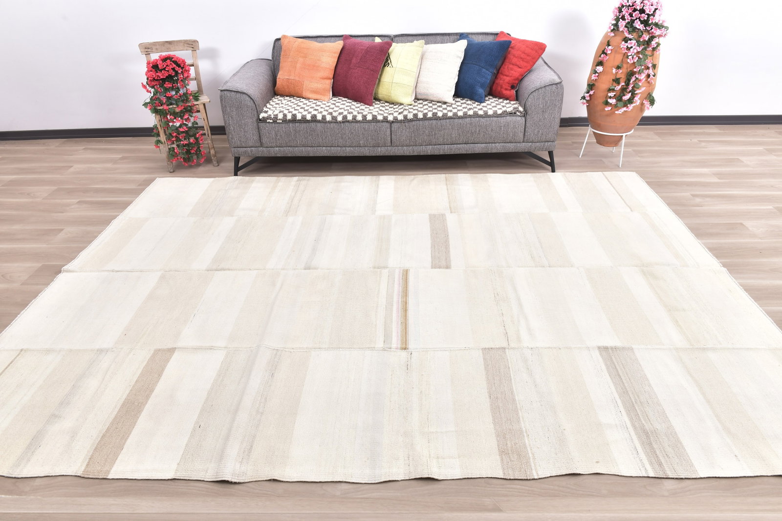 7'10'' x 11'1'' Turkish Handmade Kilim Rug - 35406 (1 of 14)
