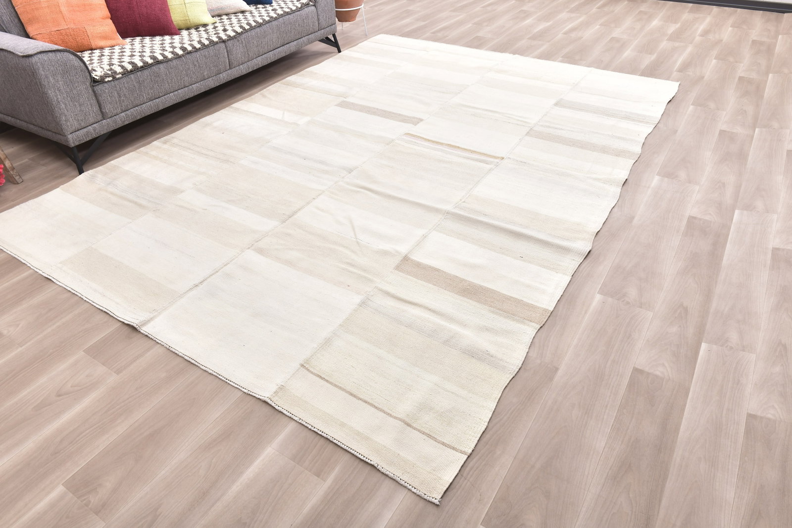 7'10'' x 11'1'' Turkish Handmade Kilim Rug - 35406 - 2