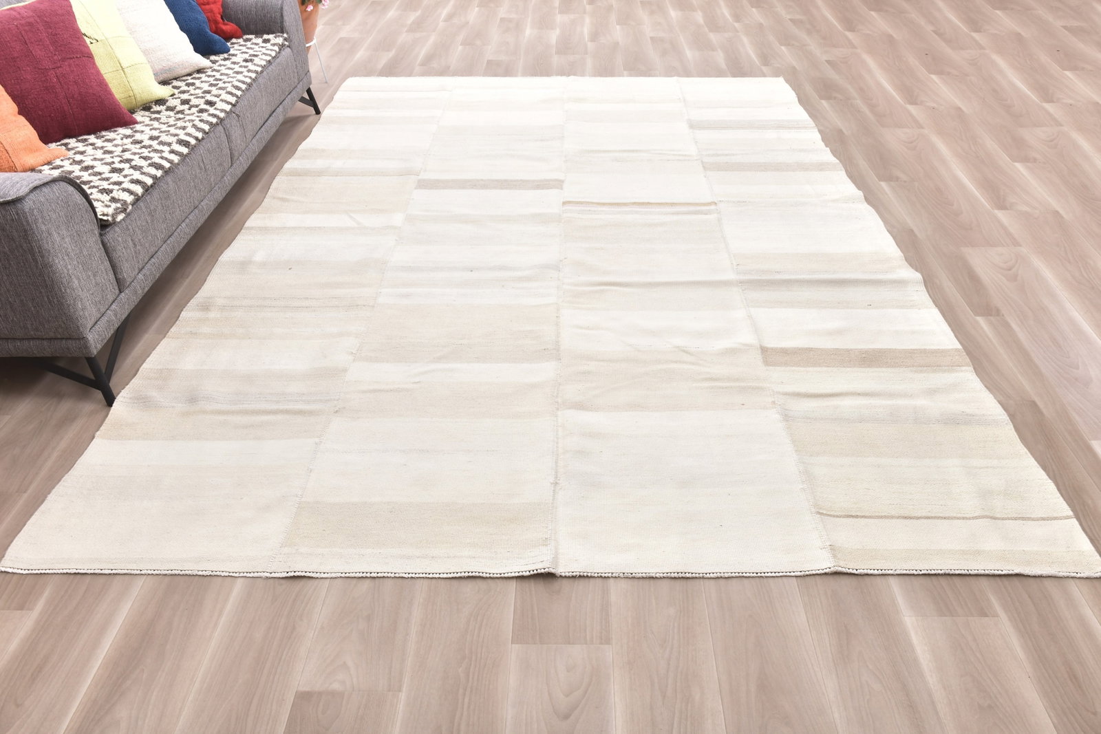 7'10'' x 11'1'' Turkish Handmade Kilim Rug - 35406 - 3