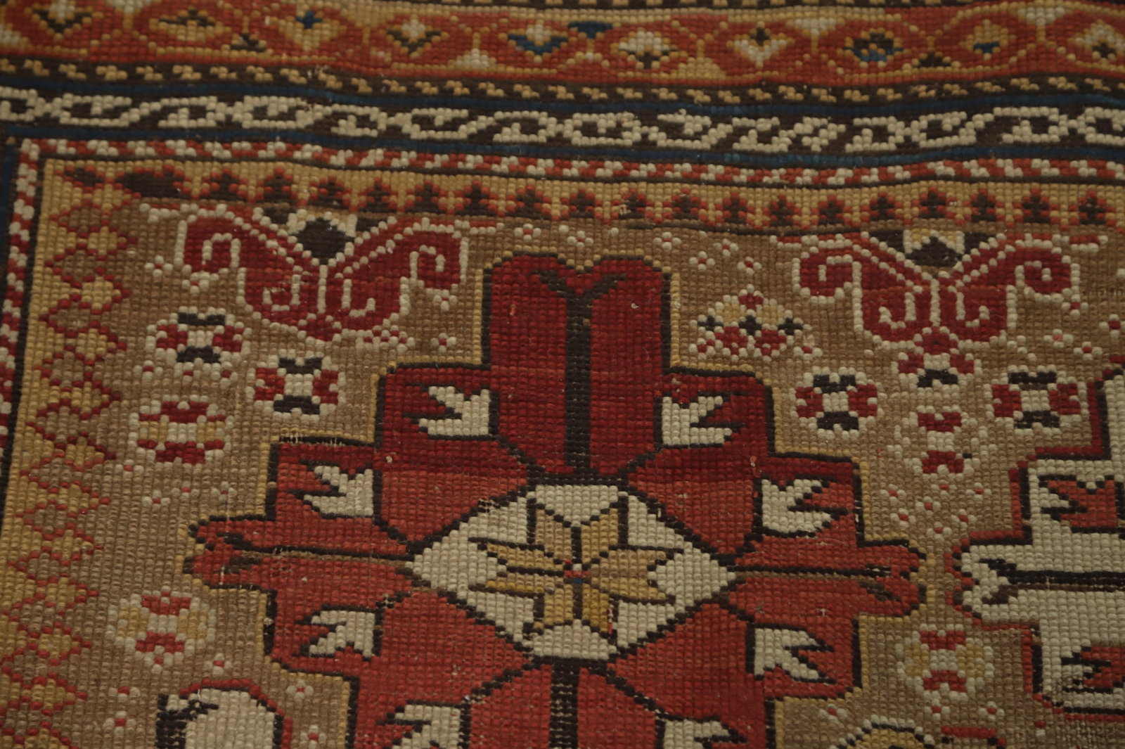 Pre-1990 Vegetable Dye Heriz Bakhshayesh Persian Runner Rug 4x9 - 7