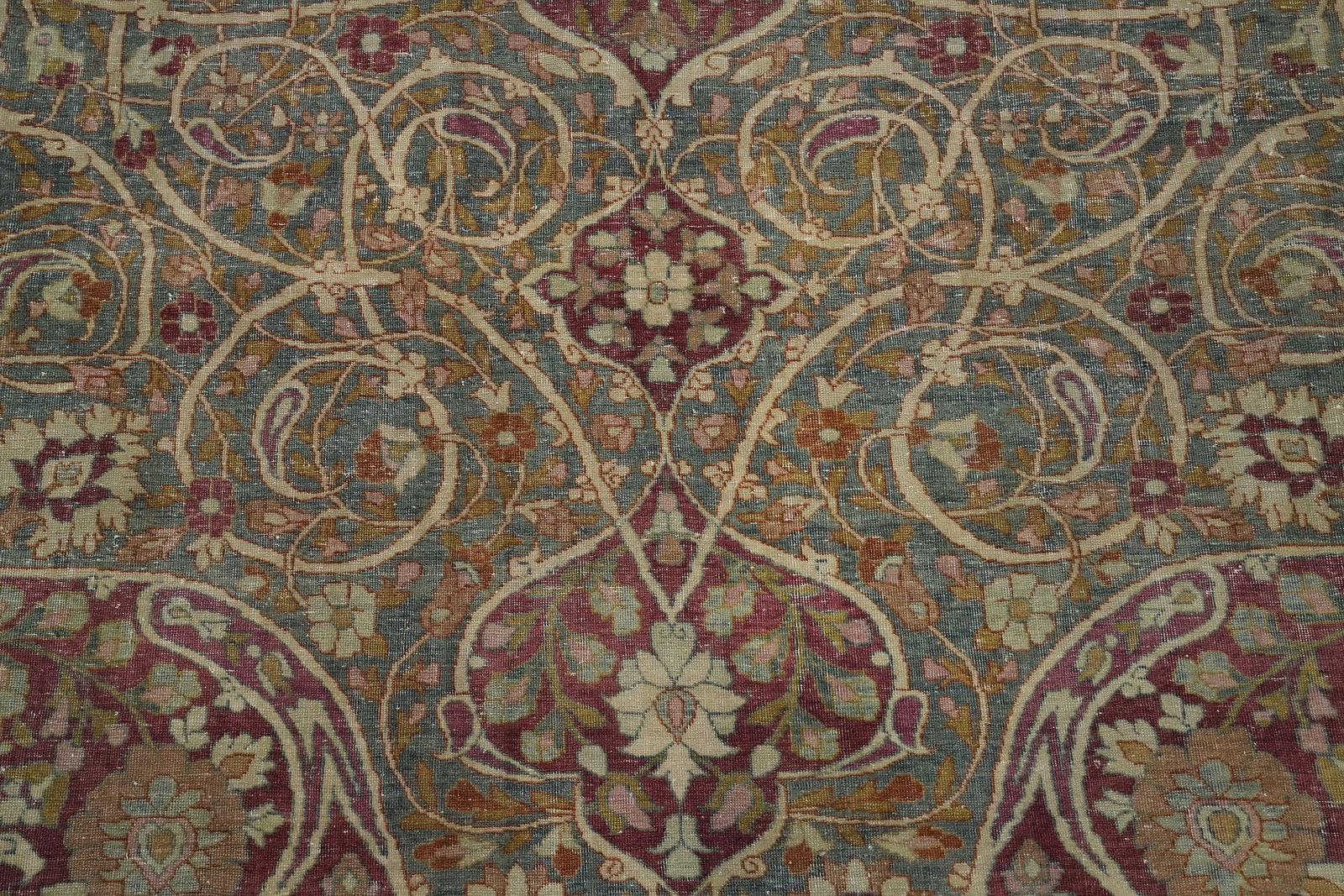 Pre-1900 Vegetable Dye Tabriz Haj Jalili Persian Large Rug 11x16 - 6