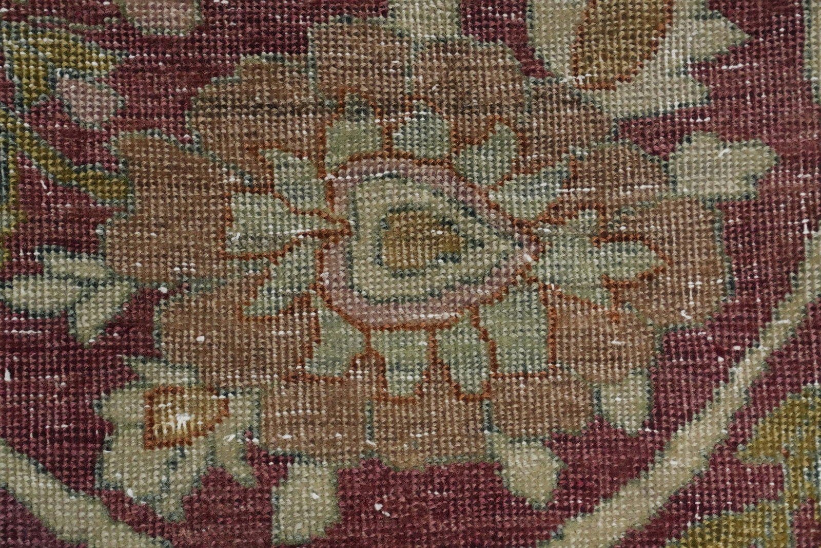 Pre-1900 Vegetable Dye Tabriz Haj Jalili Persian Large Rug 11x16 - 8
