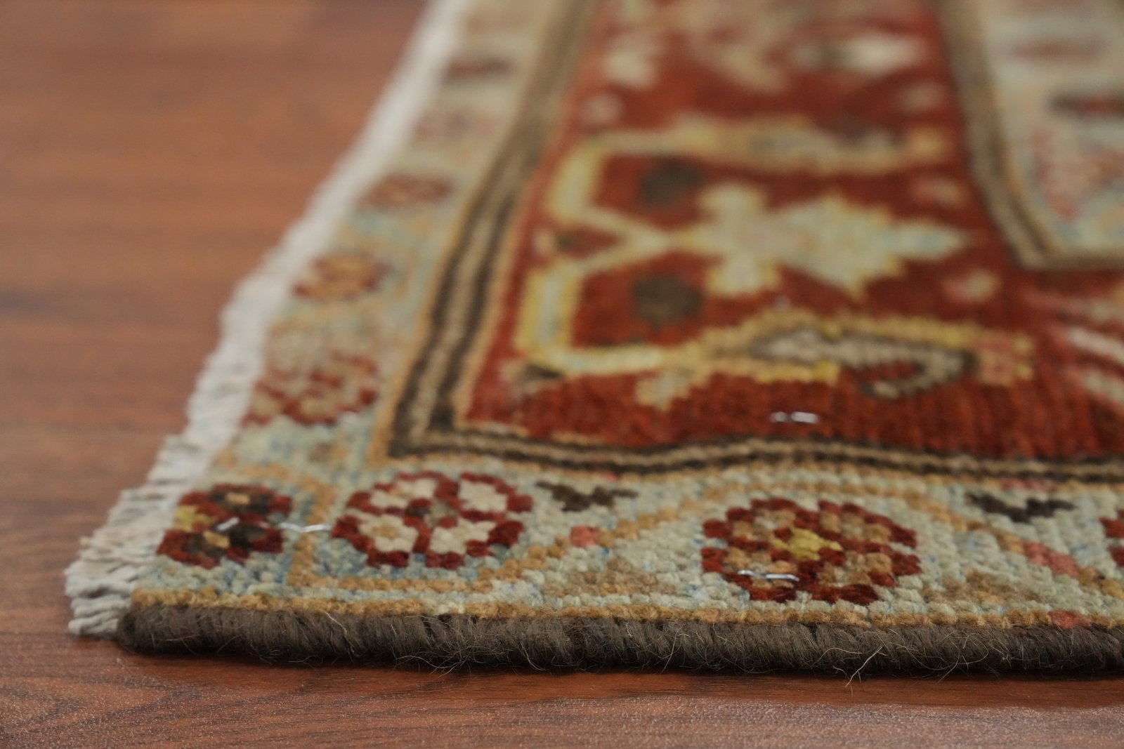 Pre-1900 Vegetable Dye Heriz Bakhshayesh Persian Runner Rug 3x15 - 11