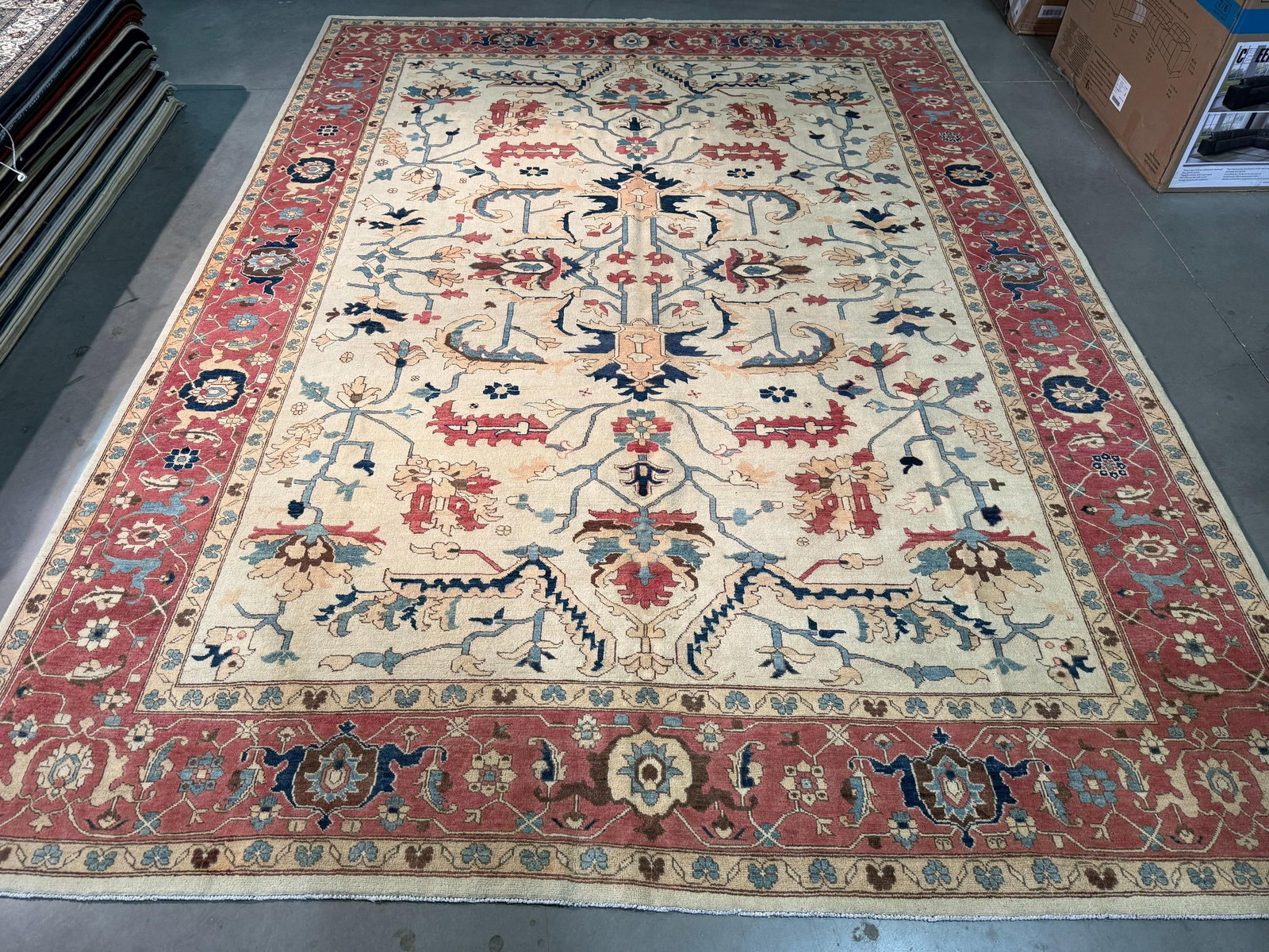 Fine Oversize Serapi Design rug 9.9x13 - 12