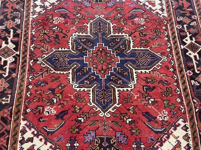 Vintage Persian Heriz Rug-4237 - 2