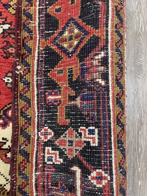 Vintage Persian Heriz Rug-4237 - 7