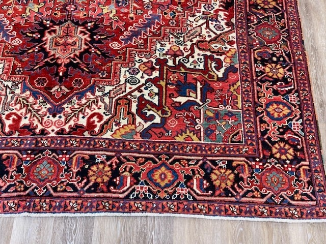 Antique persian Heriz Rug-5017 - 3