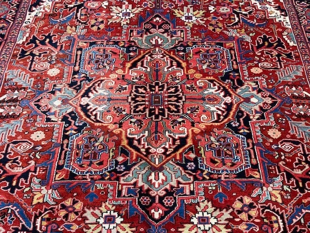 Antique persian Heriz Rug-5017 - 4