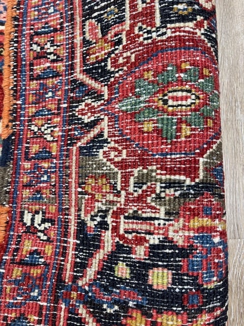 Antique persian Heriz Rug-5017 - 9