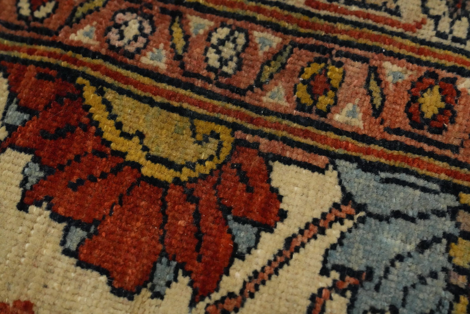 Vegetable Dye Antique Sultanabad Persian Rug 5x6 - 10