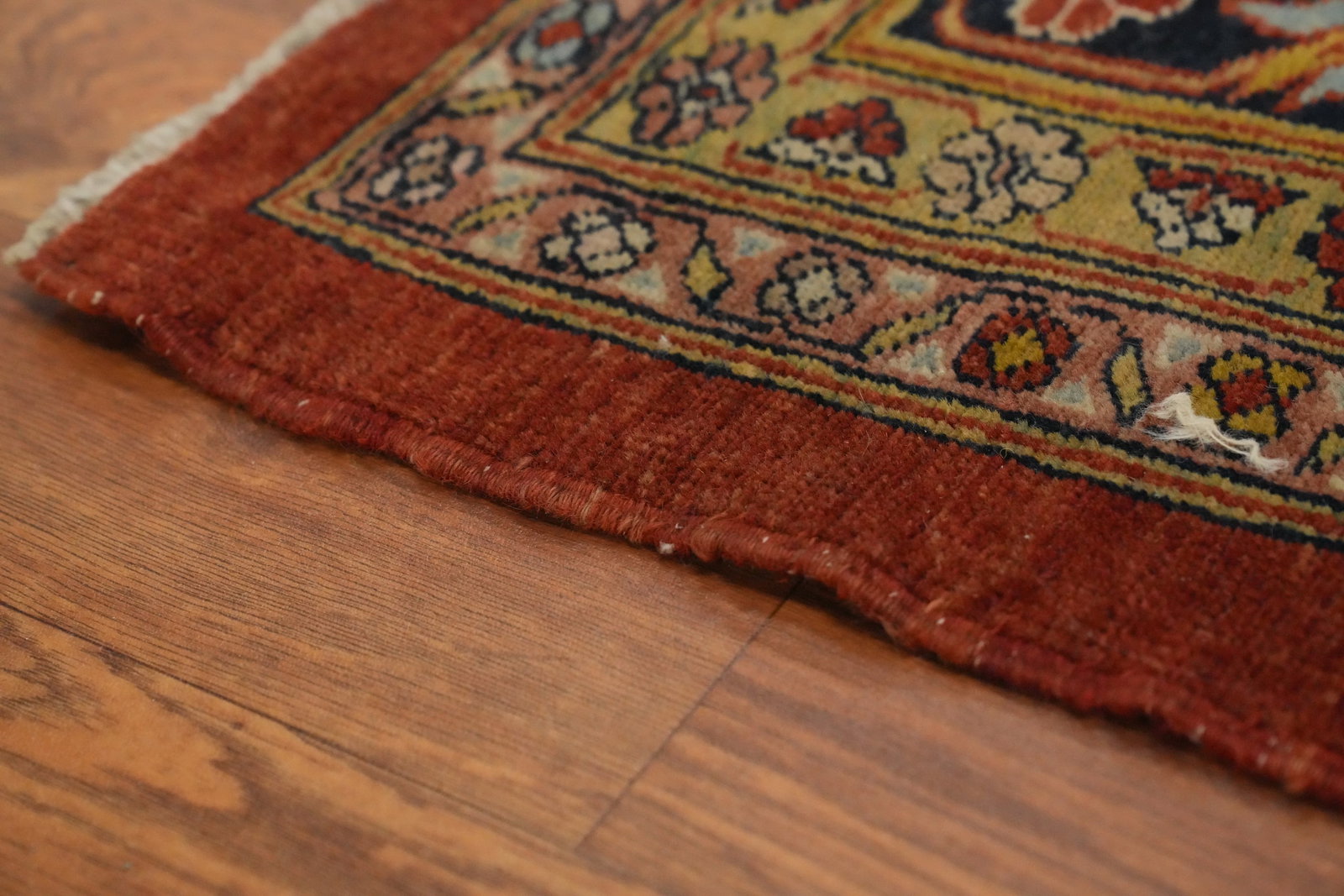 Vegetable Dye Antique Sultanabad Persian Rug 5x6 - 14
