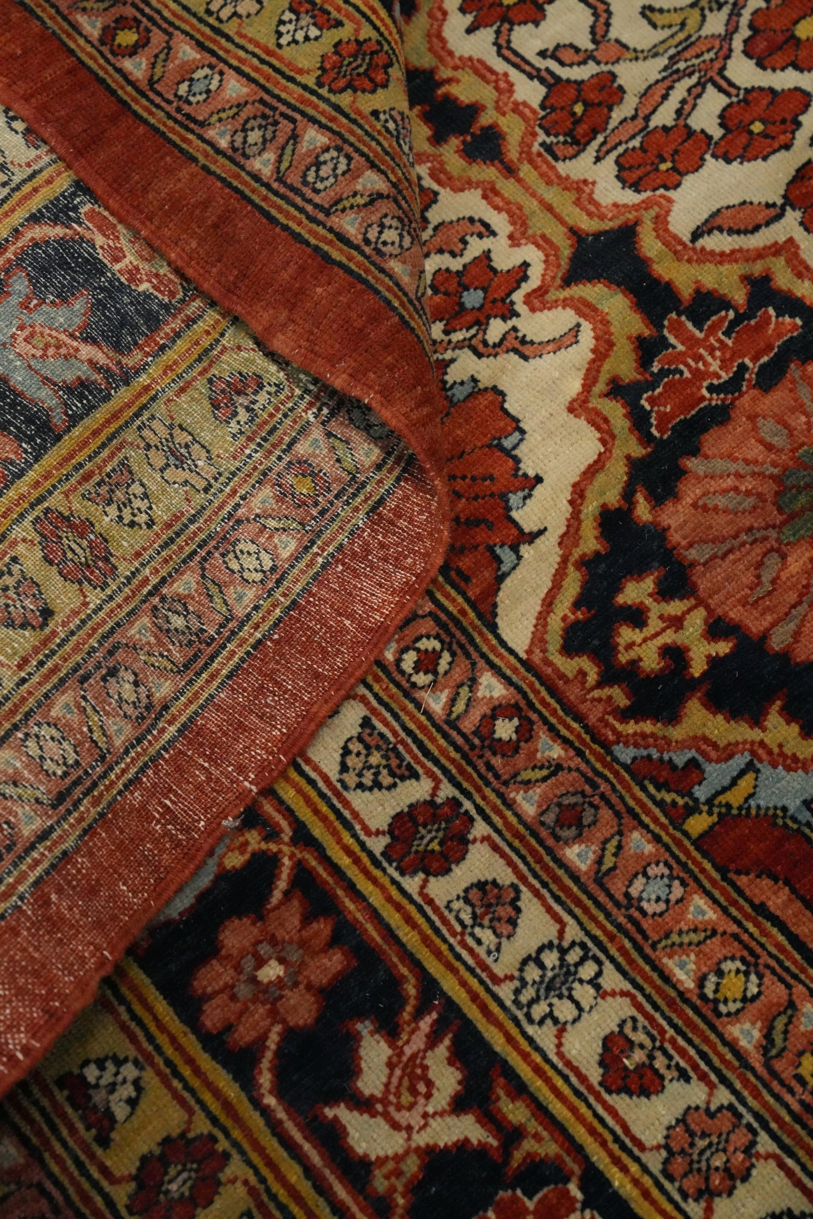 Vegetable Dye Antique Sultanabad Persian Rug 5x6 - 15