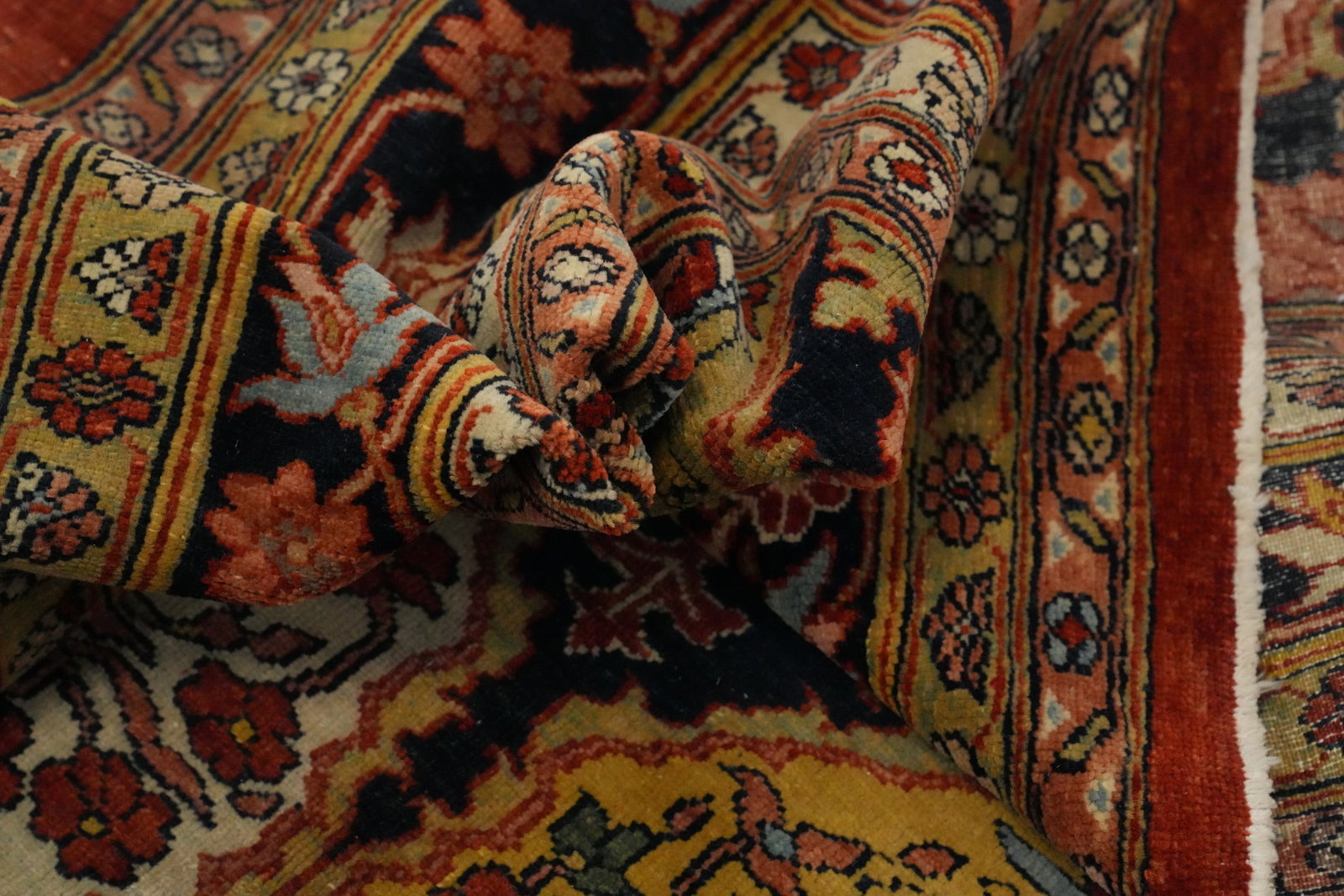 Vegetable Dye Antique Sultanabad Persian Rug 5x6 - 16