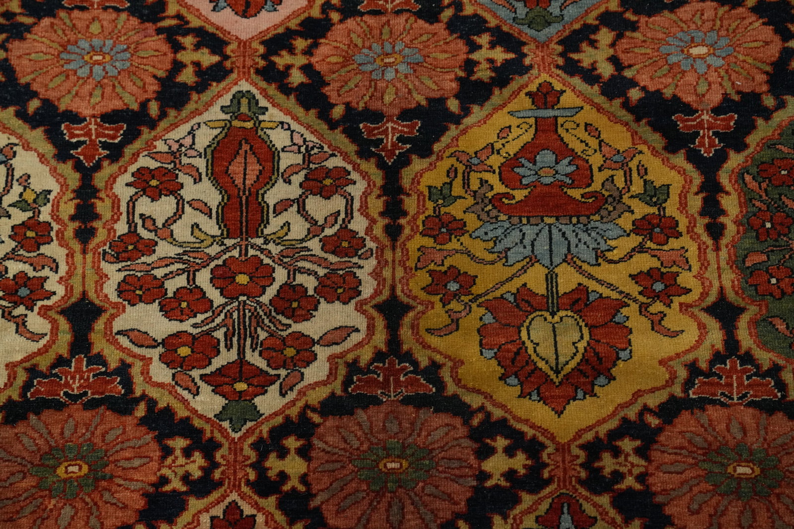 Vegetable Dye Antique Sultanabad Persian Rug 5x6 - 5