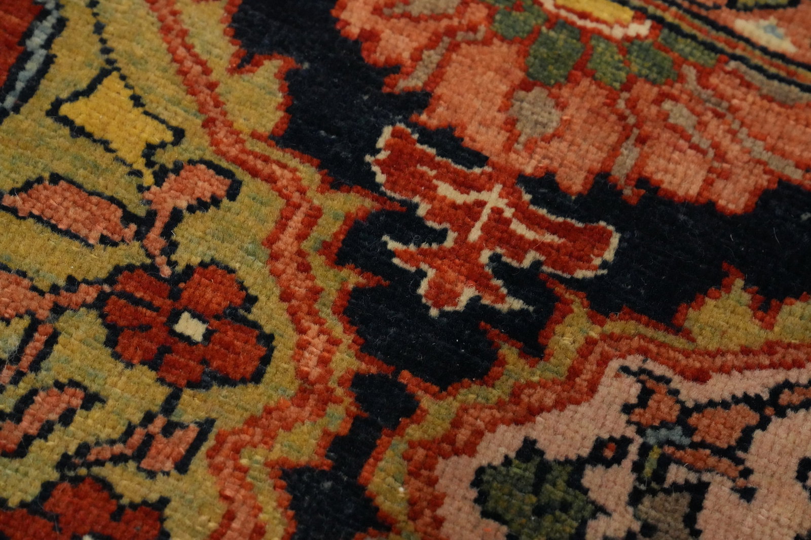 Vegetable Dye Antique Sultanabad Persian Rug 5x6 - 8