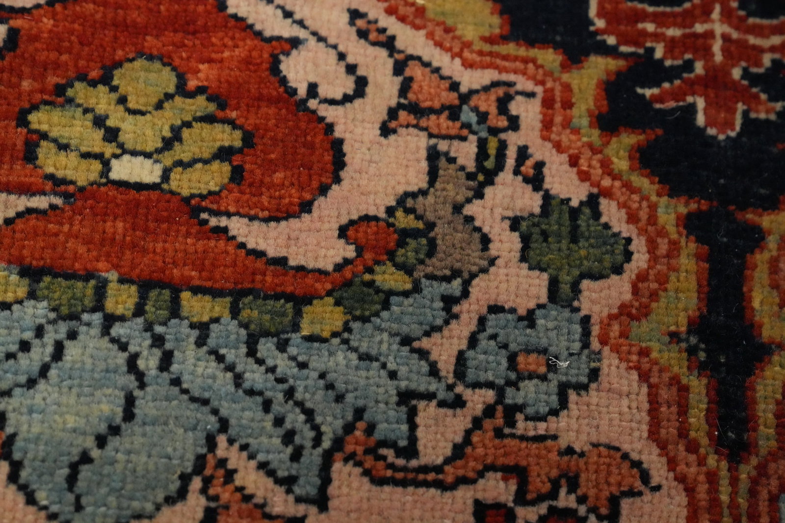 Vegetable Dye Antique Sultanabad Persian Rug 5x6 - 9