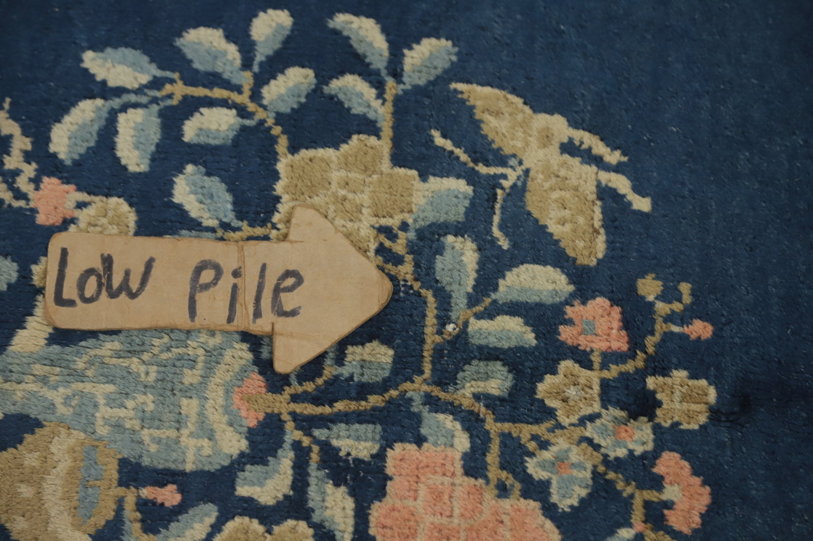 Antique Vegetable Dye Art Deco Chinese Area Rug 6x9 - 11