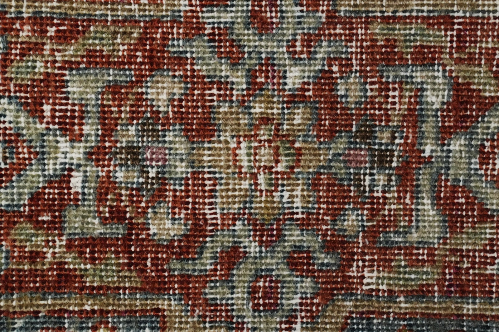 Antique Vegetable Dye Tabriz Persian Large Rug 11x14 - 10