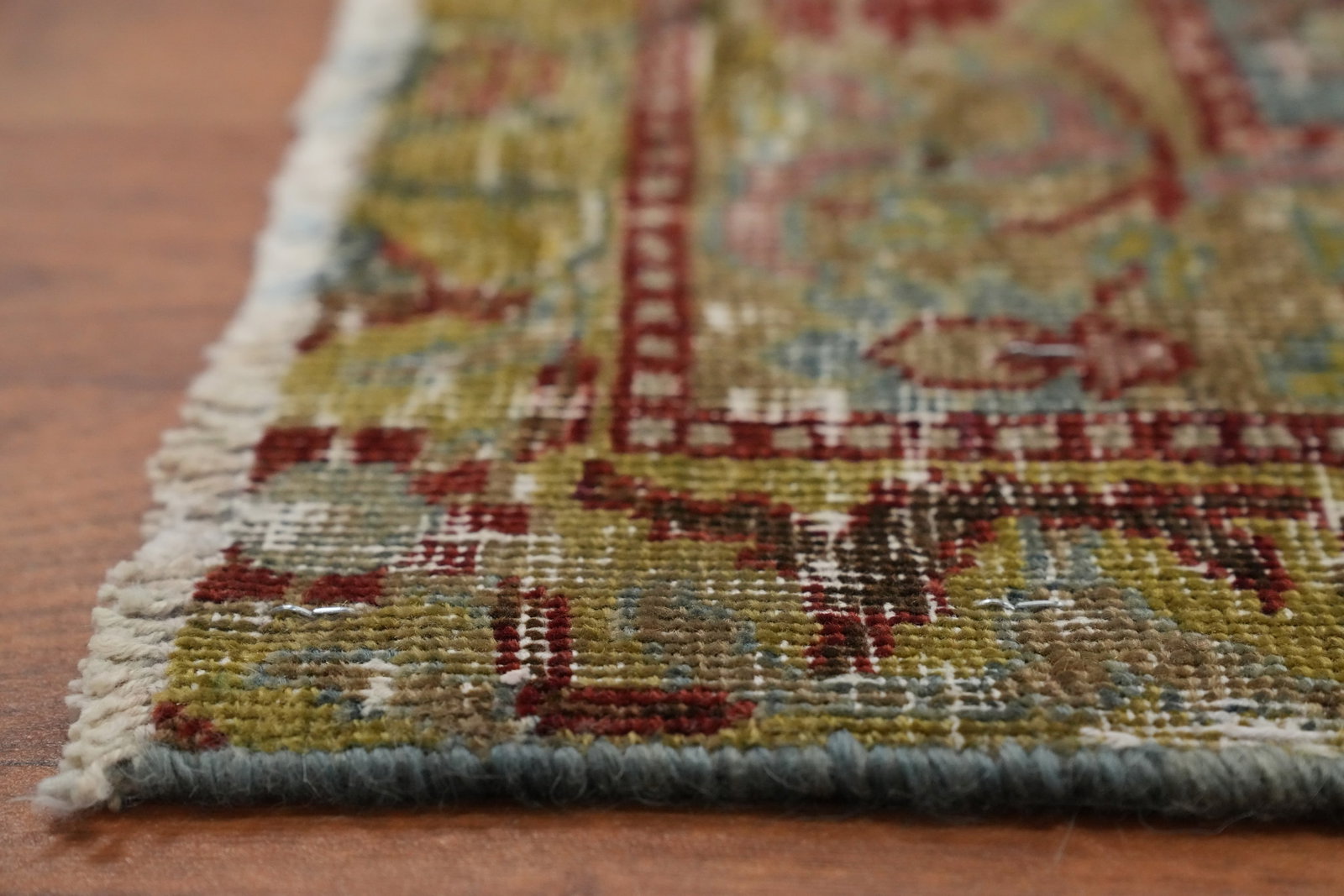 Antique Vegetable Dye Tabriz Persian Large Rug 11x14 - 15