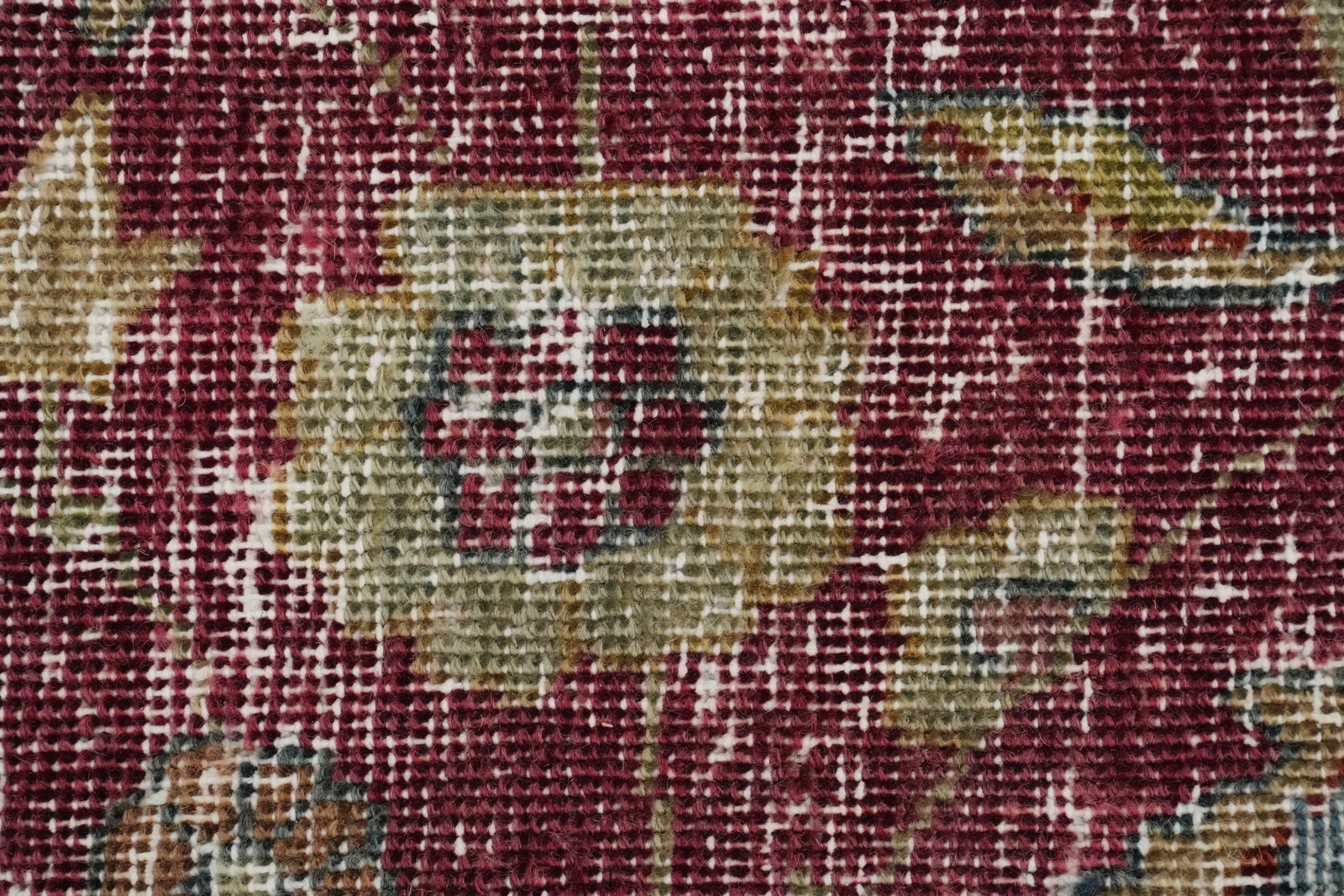 Antique Vegetable Dye Tabriz Persian Large Rug 11x14 - 8