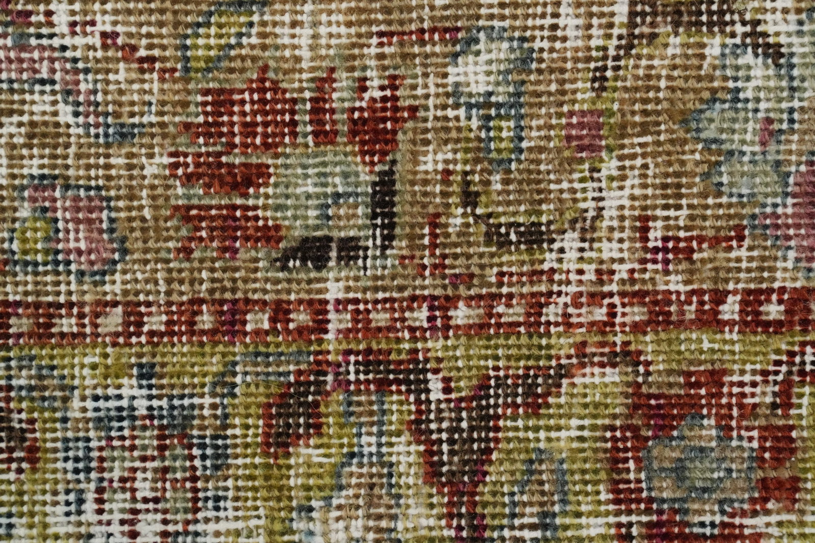 Antique Vegetable Dye Tabriz Persian Large Rug 11x14 - 9