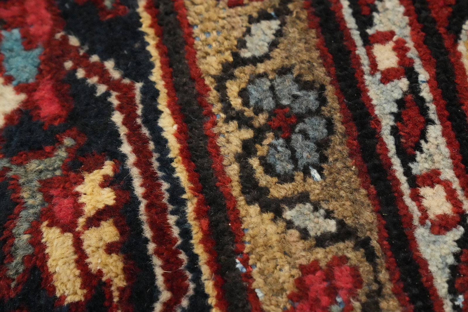 Antique Vegetable Dye Mahal Persian Area Rug 9x12 - 10