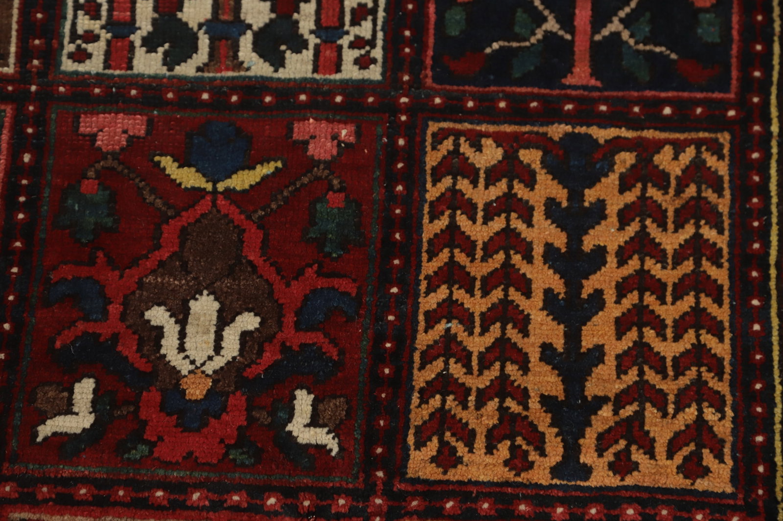 Antique Vegetable Dye Bakhtiari Persian Large Rug 11x17 - 10