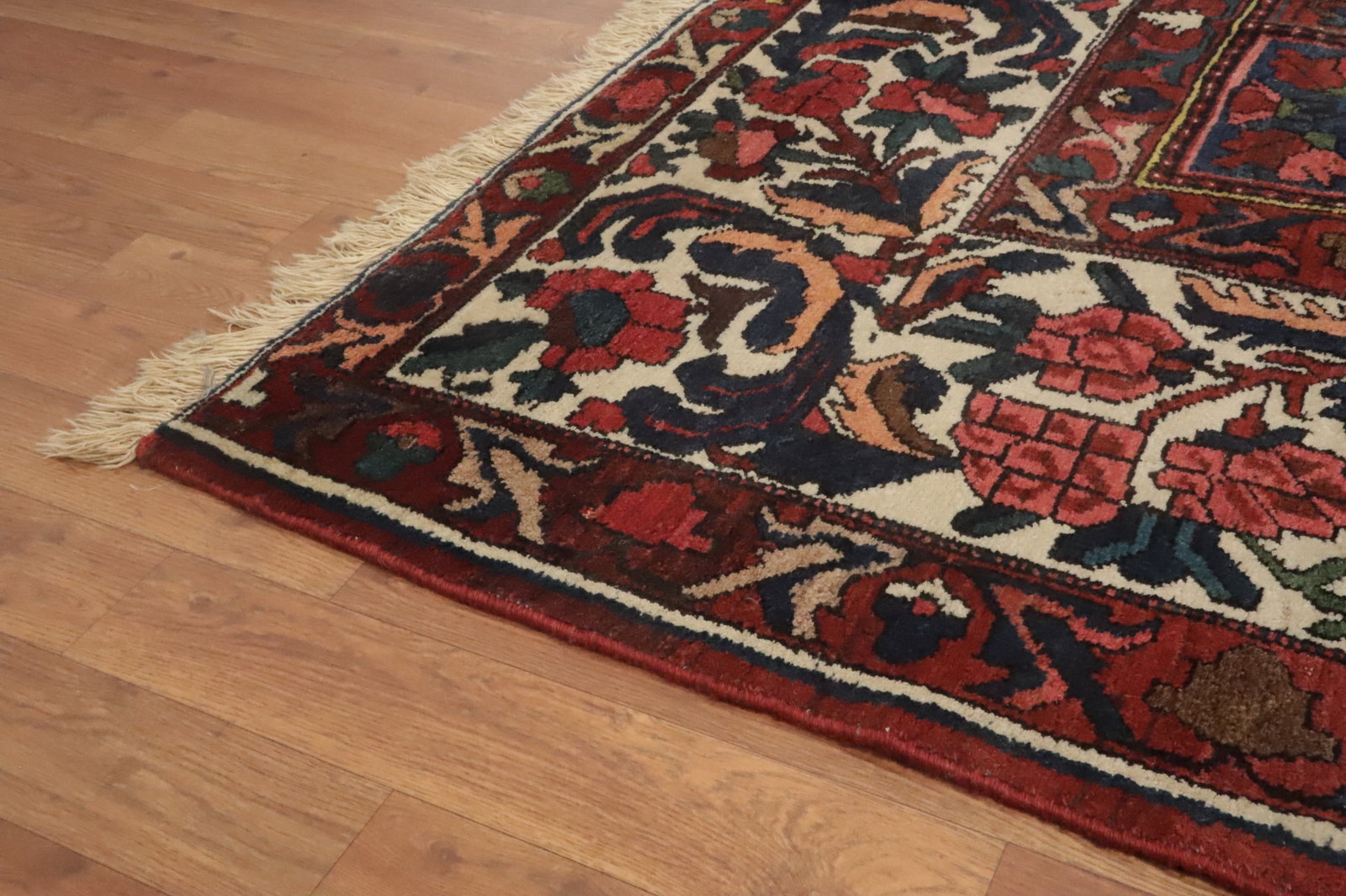 Antique Vegetable Dye Bakhtiari Persian Large Rug 11x17 - 18