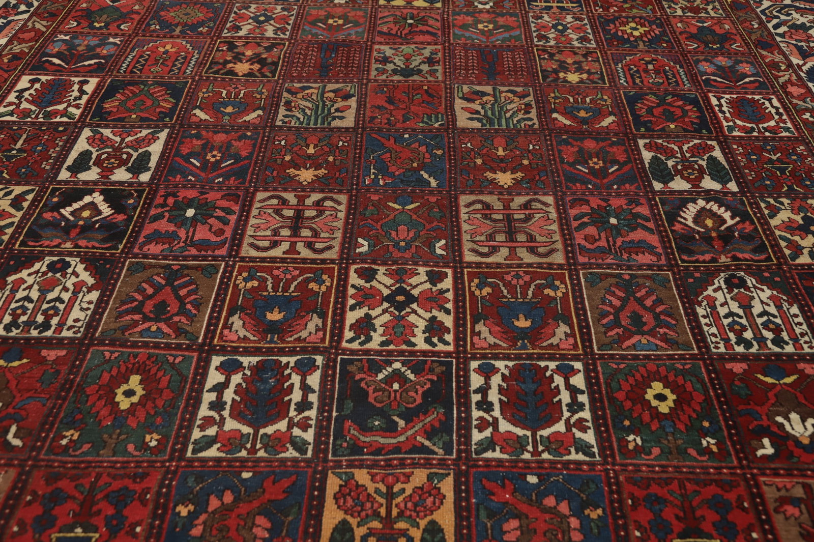 Antique Vegetable Dye Bakhtiari Persian Large Rug 11x17 - 5