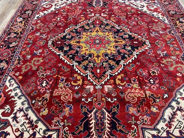 Antique Persian Heriz Rug-5137 - 7