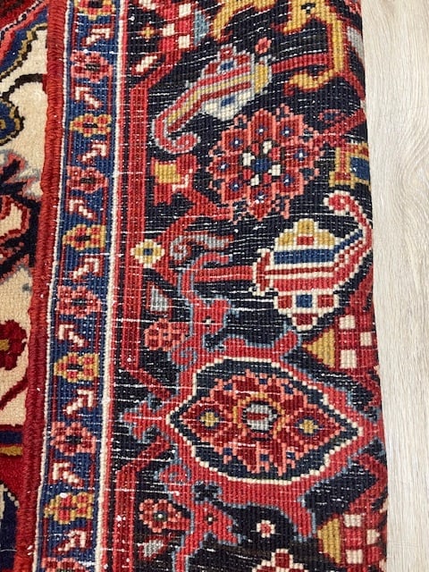 Antique Persian Heriz Rug-5137 - 8
