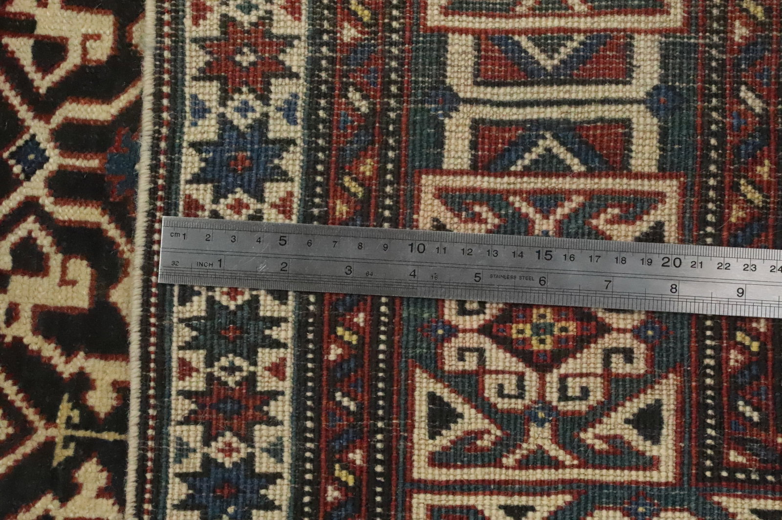 Pre-1900 Antique Kazak Vegetable Dye Rug 4x6 - 15