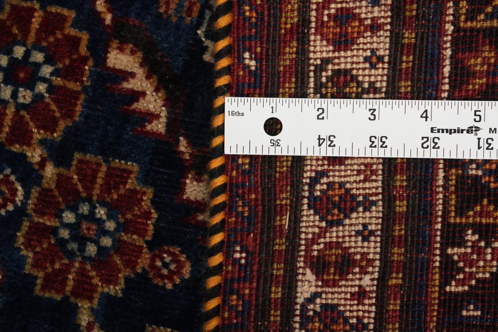 Antique Vegetable Dye Qashqai Persian Area Rug 5x9 - 16