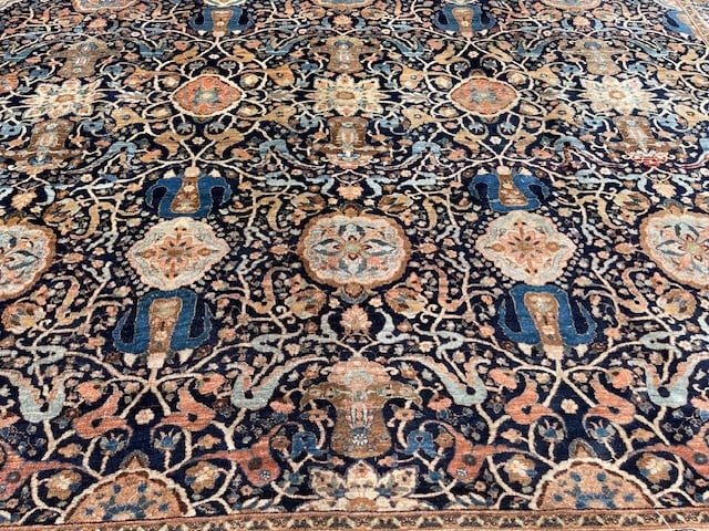 Antique Palace size all over Persian Bidjar rug-5241 - 2